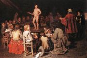 SWEERTS, Michiel The Drawing Class ear oil painting picture wholesale